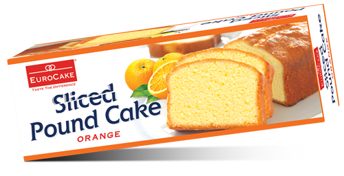 Sliced Pound Cake Orange