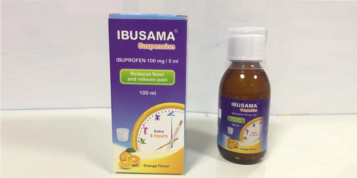 IBUSAMA Suspension (IBUPROFEN 100mg/5ml)